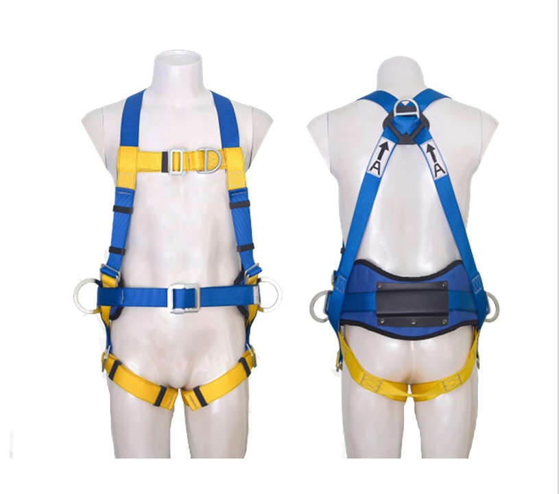 1390033 Protecta First เข็มขัดนิรภัยแบบเต็มตัว D-ring 4 จุด ปรับความกระชับ 5จุด มีเข็มขัดรองหลัง