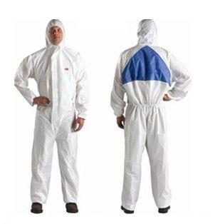 4540 ชุดป้องกันฝุ่นและสารเคมี มีรูระบายอากาศ Size  M,L,XL